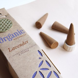 Kadzidła stożki Organic Lavender