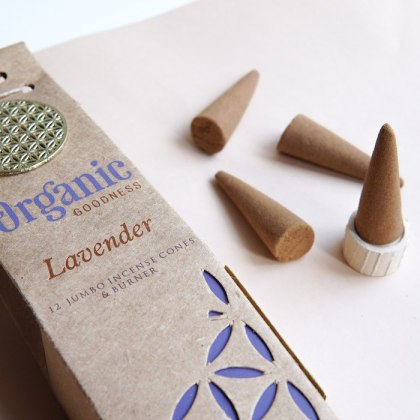 Kadzidła stożki Organic Lavender