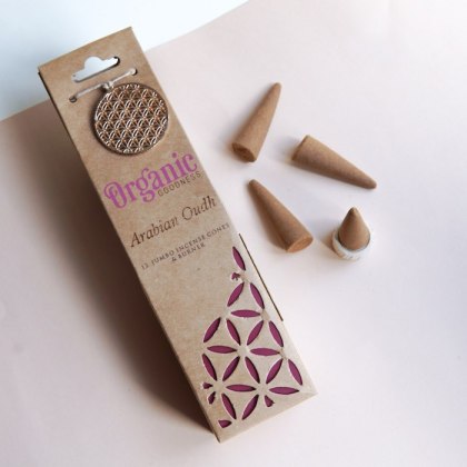 Kadzidła stożkowe Organic Arabian Oudh
