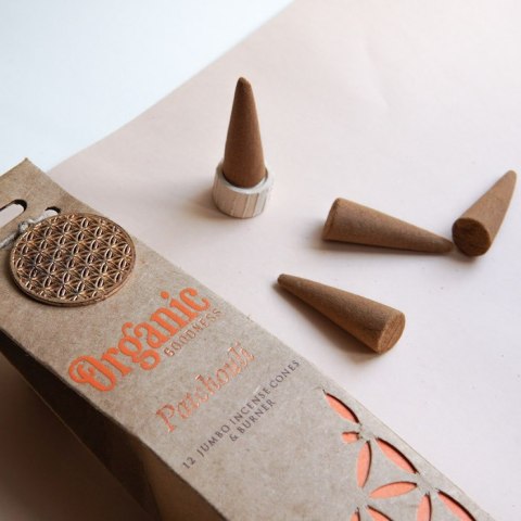 Kadzidła stożkowe Organic Patchouli