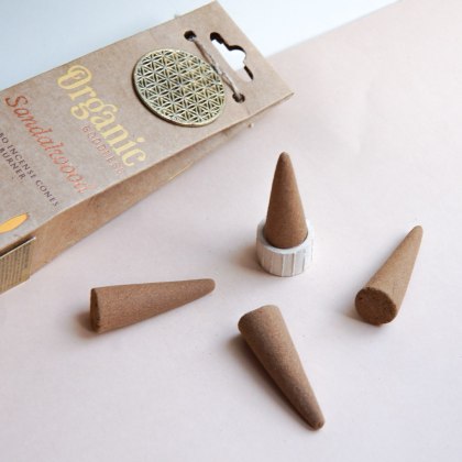 Kadzidła stożkowe Organic Sandalwood