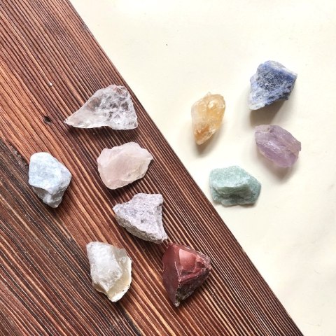 Dłoń Pełna Skarbów - zestaw minerałów