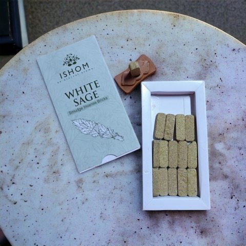 Kadzidełka cegiełki ishom - white sage