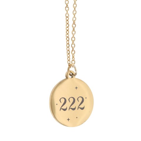 Naszyjnik z liczbą 222