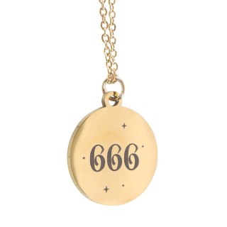 Naszyjnik z liczbą 666