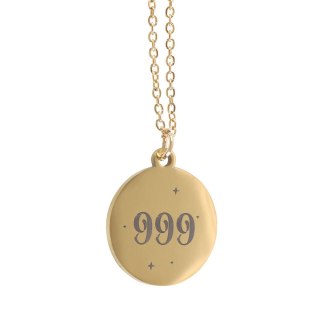Naszyjnik z liczbą 999