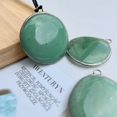 Wisior z kamieni naturalnych handmade - awenturyn