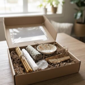 Zestaw kadzideł z podstawką