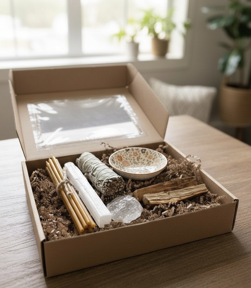 Zestaw kadzideł z podstawką